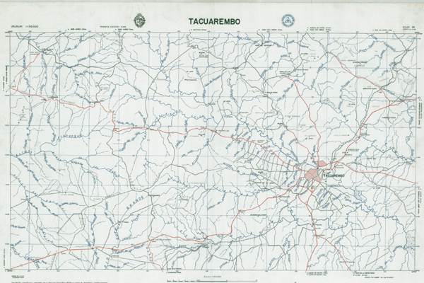 Mapa de Tacurarembó