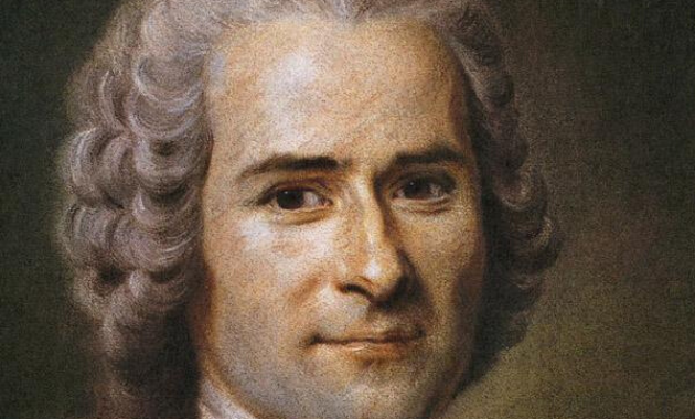 Retrato pintado de Jean Jacques Rousseau