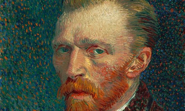 Autorretrato de Van Gogh, óleo sobre lienzo