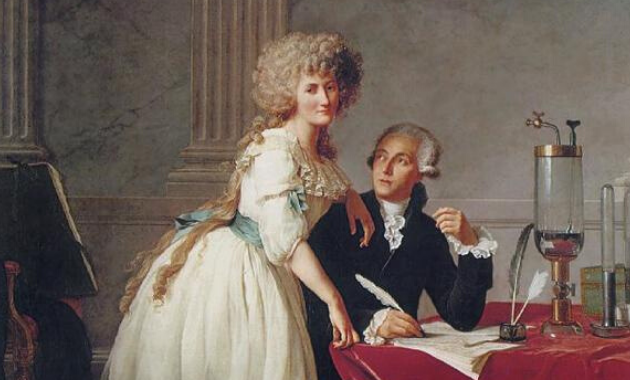Retrato de Lavoisier y su esposa 