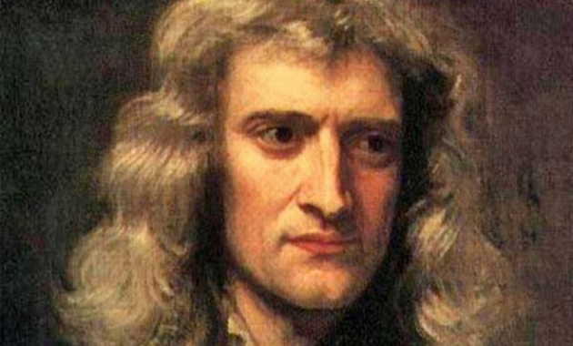 Retrato pintado de Newton