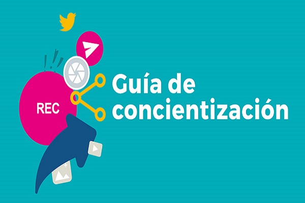 Imagén con texto Guía de concientización