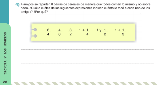 actividad del cuaderno para hacer matemática en 4°