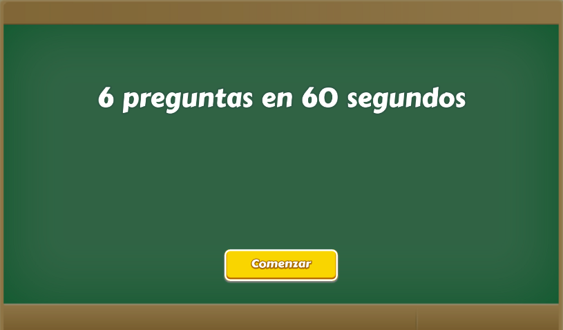 Seis preguntas en 60 segundos