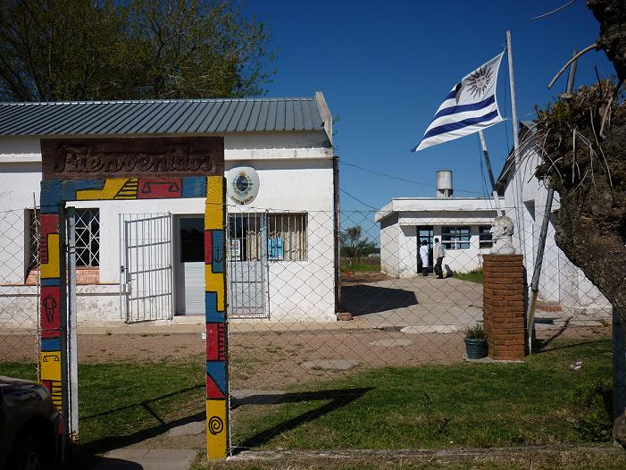 Fotografía de escuela rural.