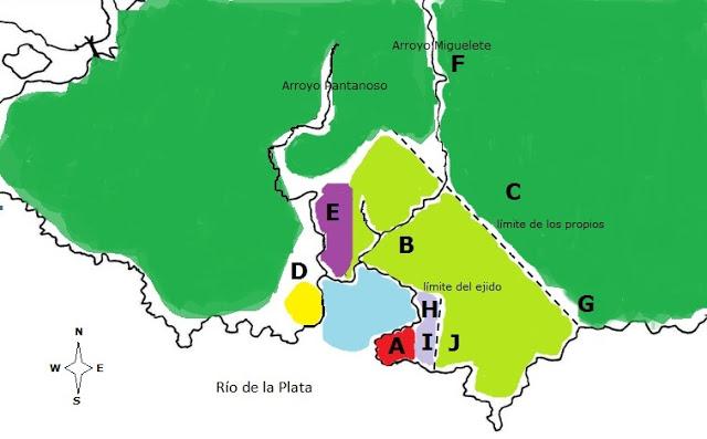 mapa Montevideo colonial