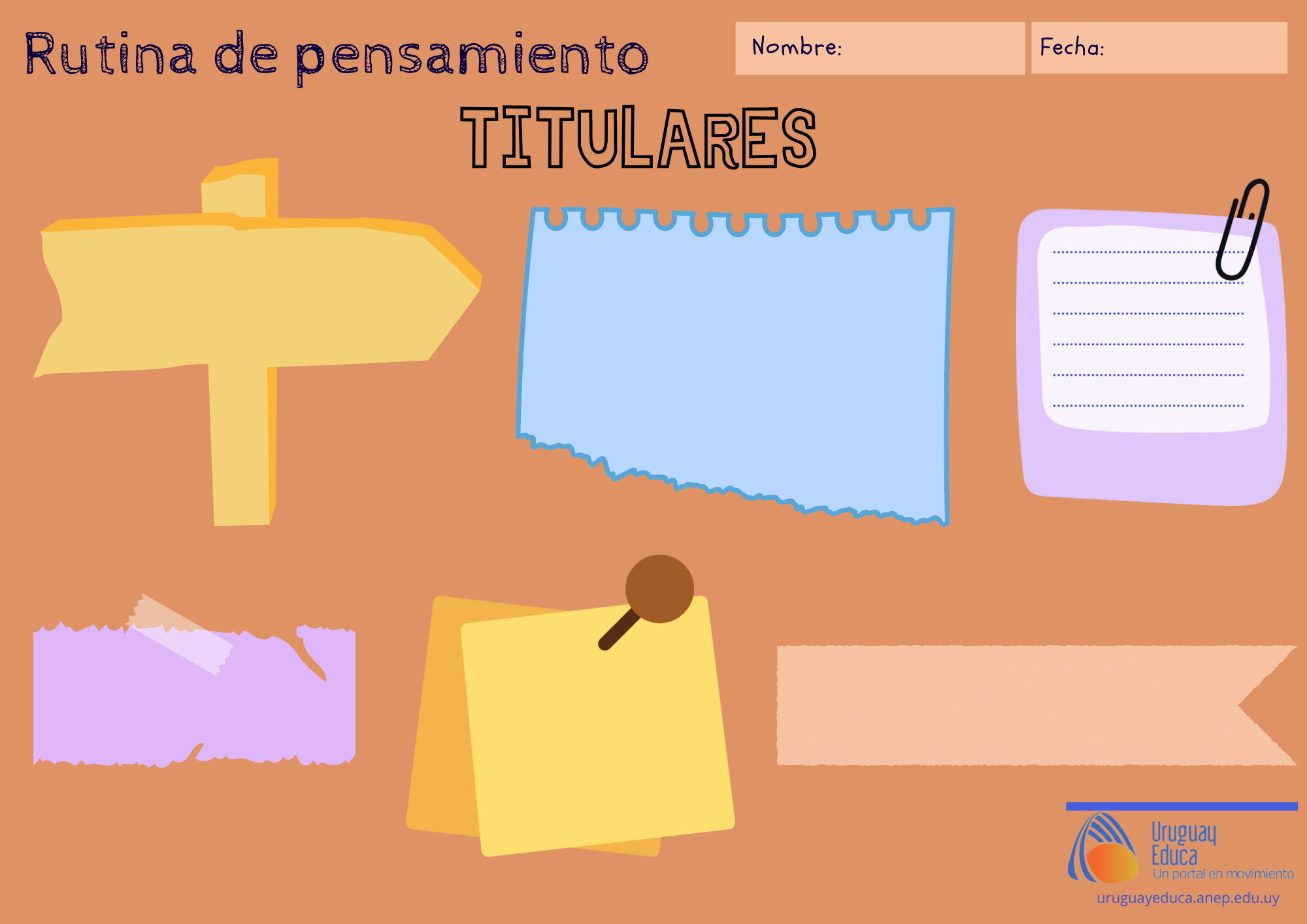 Rutina de pensamiento: Titulares