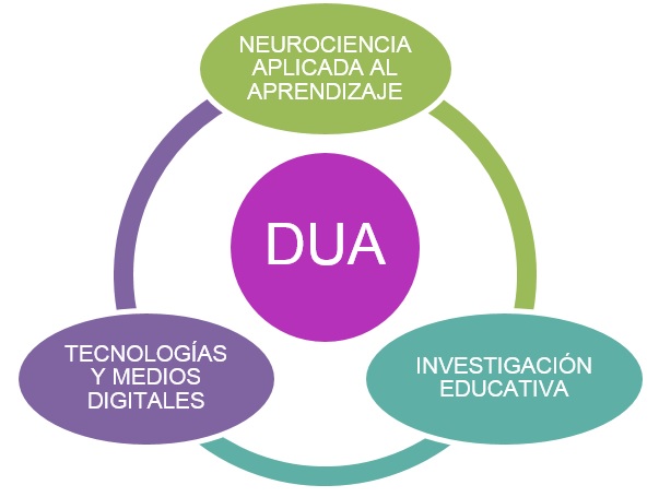 Cuadro: DUA NEUROCIENCIA APLICADA AL APRENDIZAJE INVESTIGACIÓN EDUCATIVA TECNOLOGÍAS Y MEDIOS DIGITALES