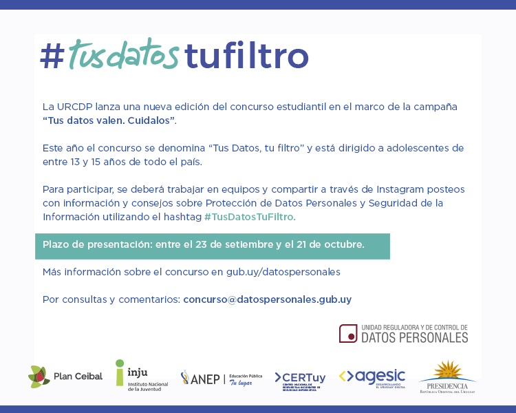 Información con nueva fecha