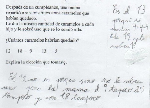 Resolución del problema matemático.