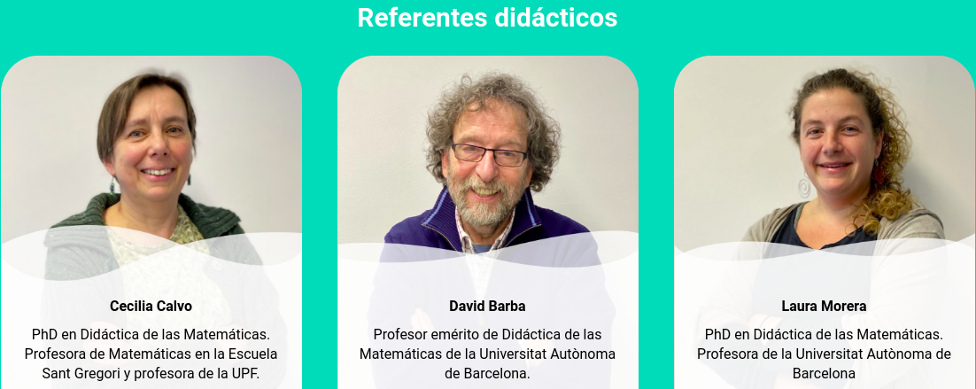 Referentes didácticos de los materiales compartidos en este recurso