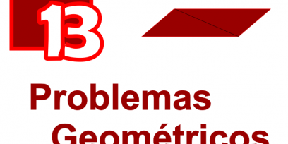 Número 13 y texto Problemas geométricos