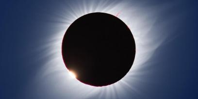 eclipse total de Sol en la India - 24 de octubre 1995 - Fred Espenak