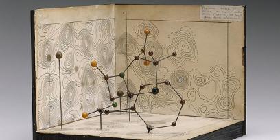 Modelo molecular de la penicilina de Dorothy Hodgkin