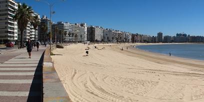 rambla y playa pocitos