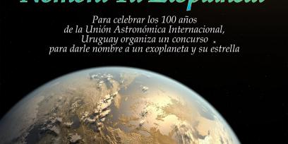 afiche oficial de actividad Nombra un exoplaneta