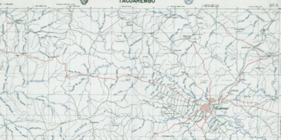 Mapa de Tacurarembó 