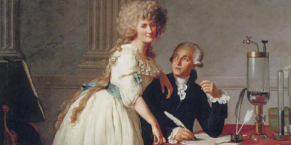 Retrato de Lavoisier y su esposa 