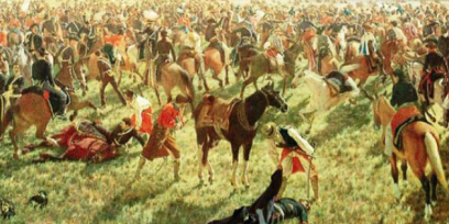 Óleo sobre la Batalla de Sarandí 