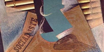 imagen de un collagede Juan Gris