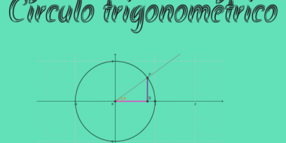 Contiene una leyenda: "Círculo trigonométrico" y la imagen de un círculo trigonométrico.