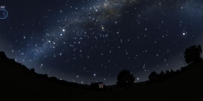 captura de pantalla Stellarium en línea