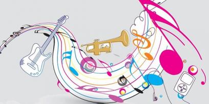 Notas musicales y colores