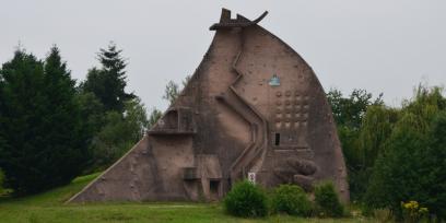 Paisaje que muestra el edificio, monumento en Francia.