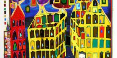Casitas de colores del pintor Hundertwasser