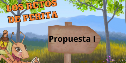 IMAGEN ANIMADA: Perita en el bosque presentando la propuesta I