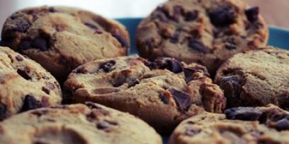 Foto de galletas con chispas de chocolate