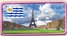Bandera de uruguay en los JJOO de París 2024