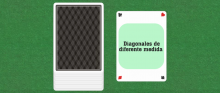 mazo de cartas con propiedades de diagonales de cuadriláteros