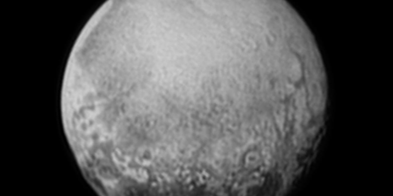 Plutón tal como se vio desde New Horizons el 11 de julio de 2015. Crédito: NASA/JHUAPL/SWRI