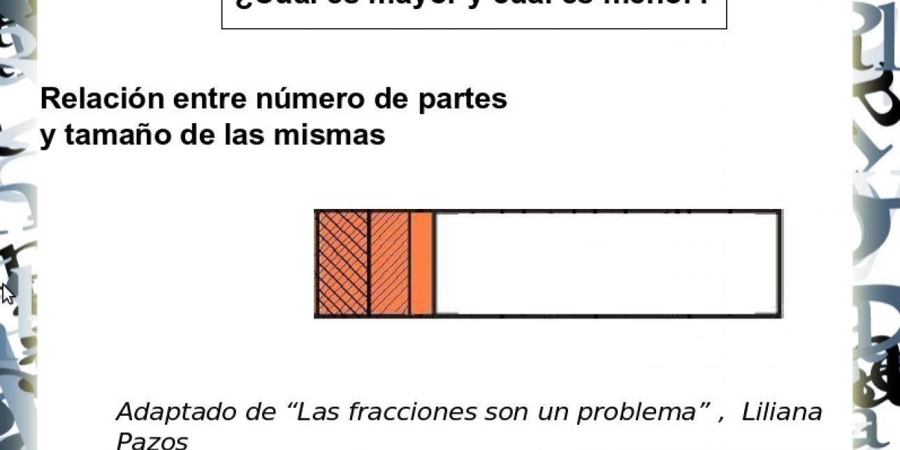 Primera diapositiva de la presentación sobre números racionales.