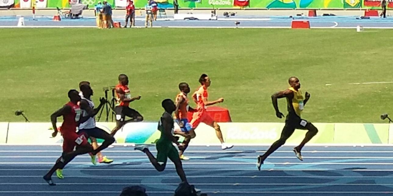 Corredores en las olimpíadas de Rio 2016