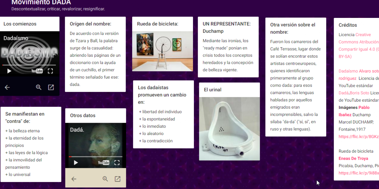 imagen del Padlet