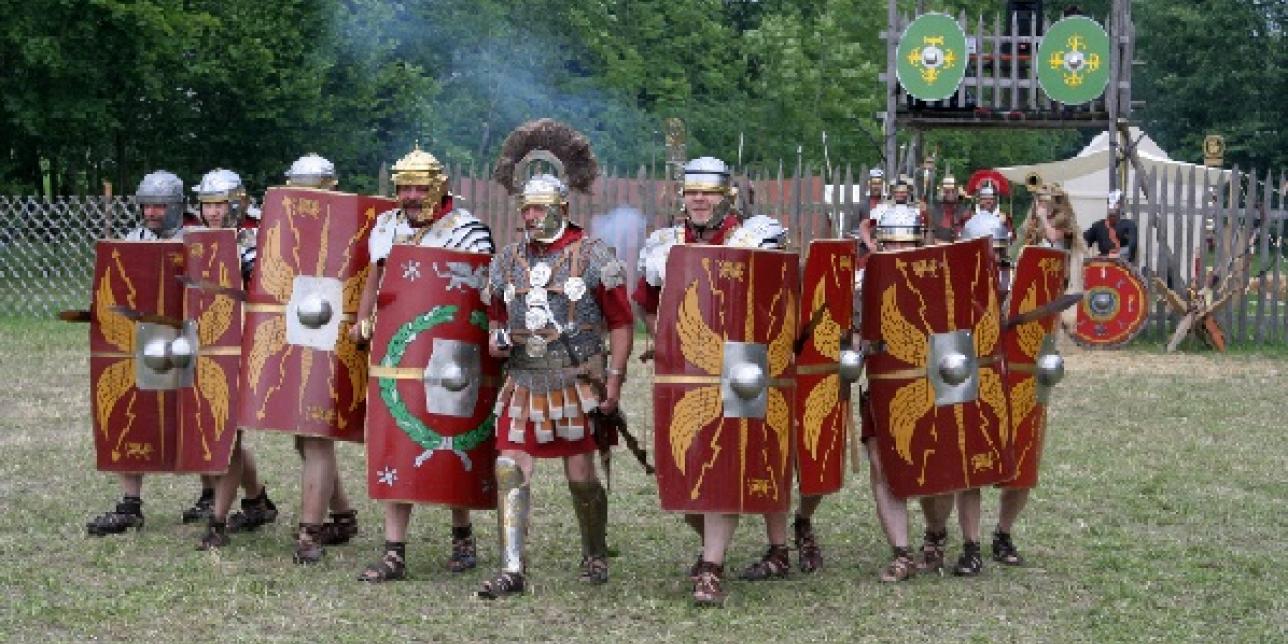 Legionarios romanos