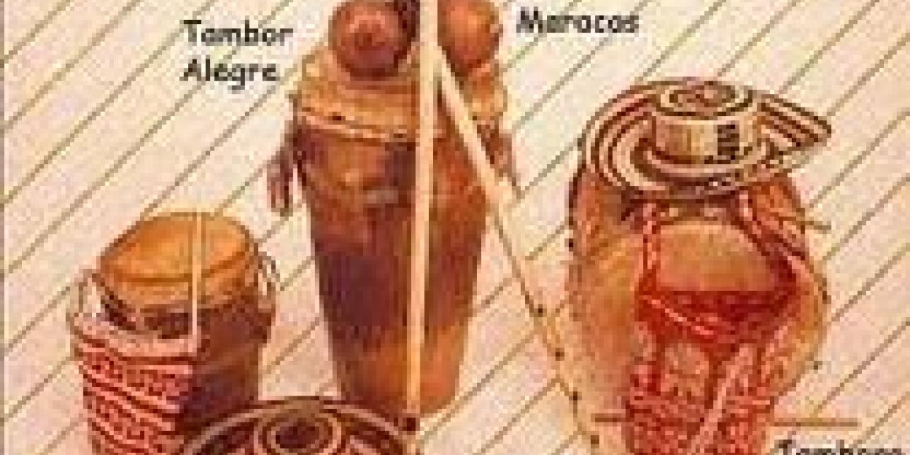 Instrumentos musicales afrocolombianos: tambores, gaitas y maracas