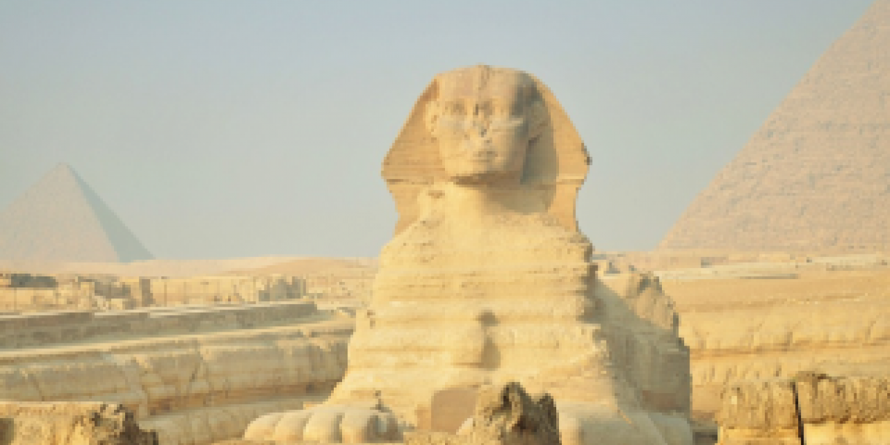 Imagen de la Esfinge. Egipto