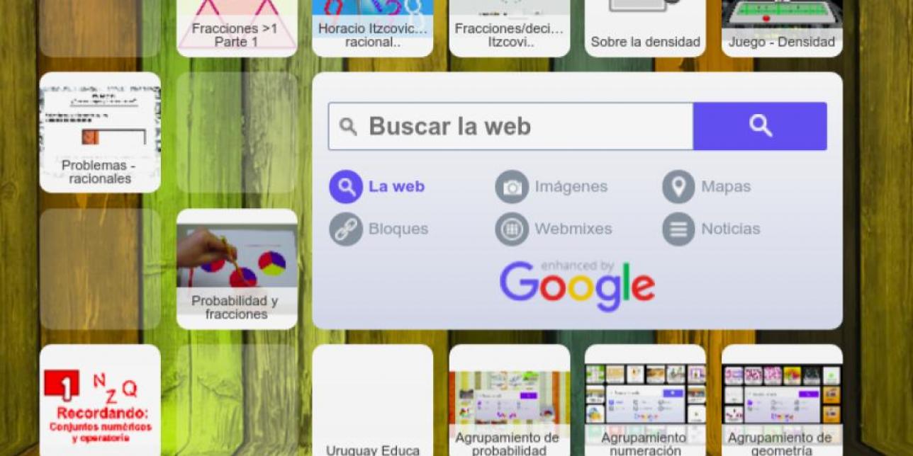 Imagen del agrupamiento de recursos en Symbaloo