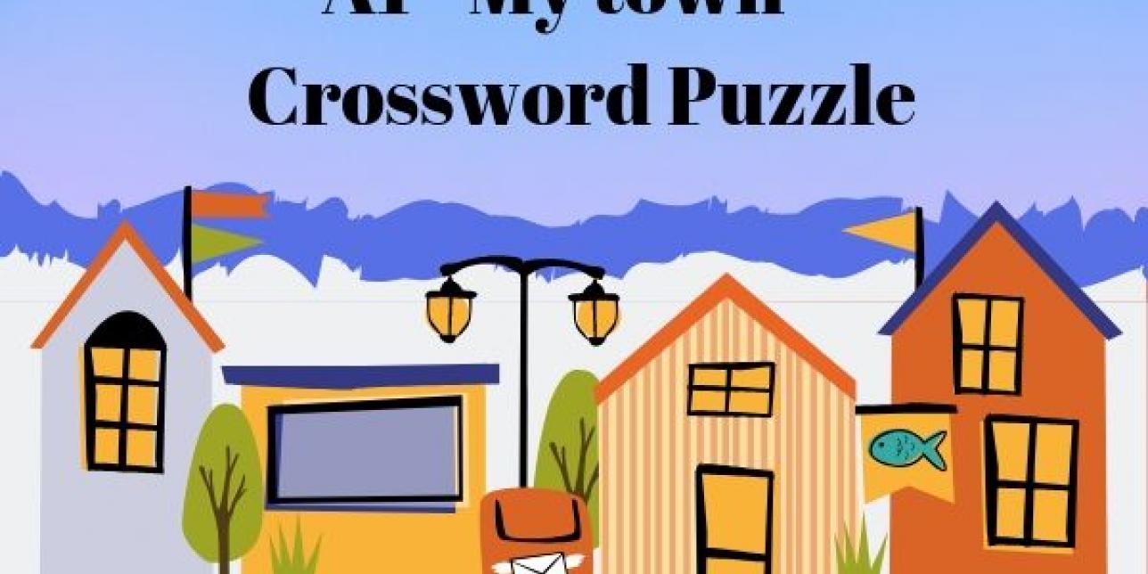 My town - crossword puzzle