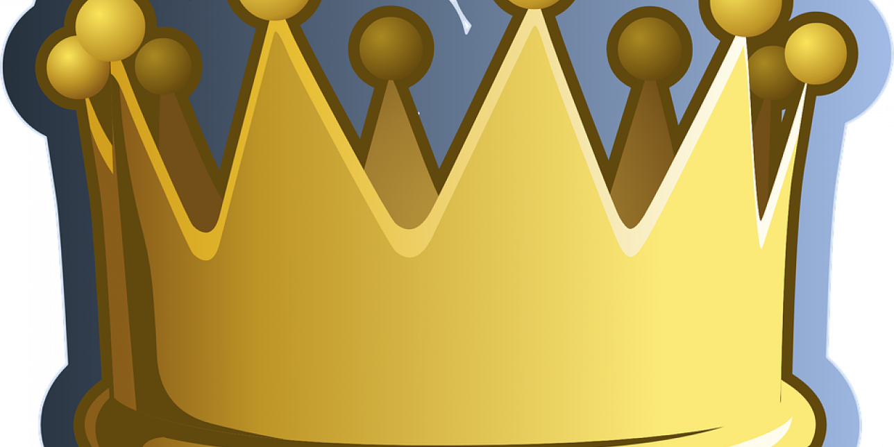 Ilustración de una corona. Imagen libre de derechos. Origen: Pixabay.