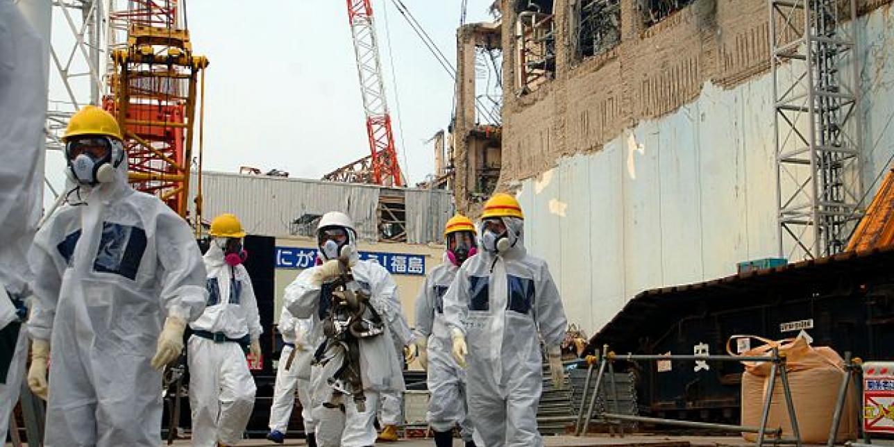 Expertos de IAEA en Fukushima 