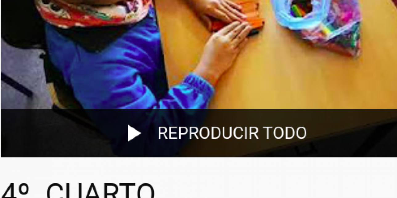 Portada de la lista de reproducción de videos de cuarto grado.