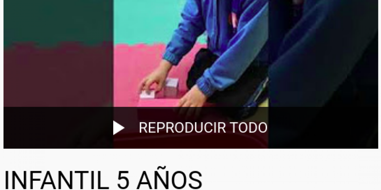 Portada de la lista de reproducción de videos de nivel inicial 5 años.