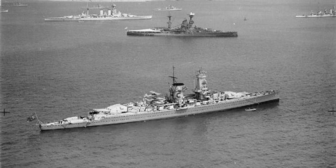 La llegada del Graf Spee al Río de la Plata