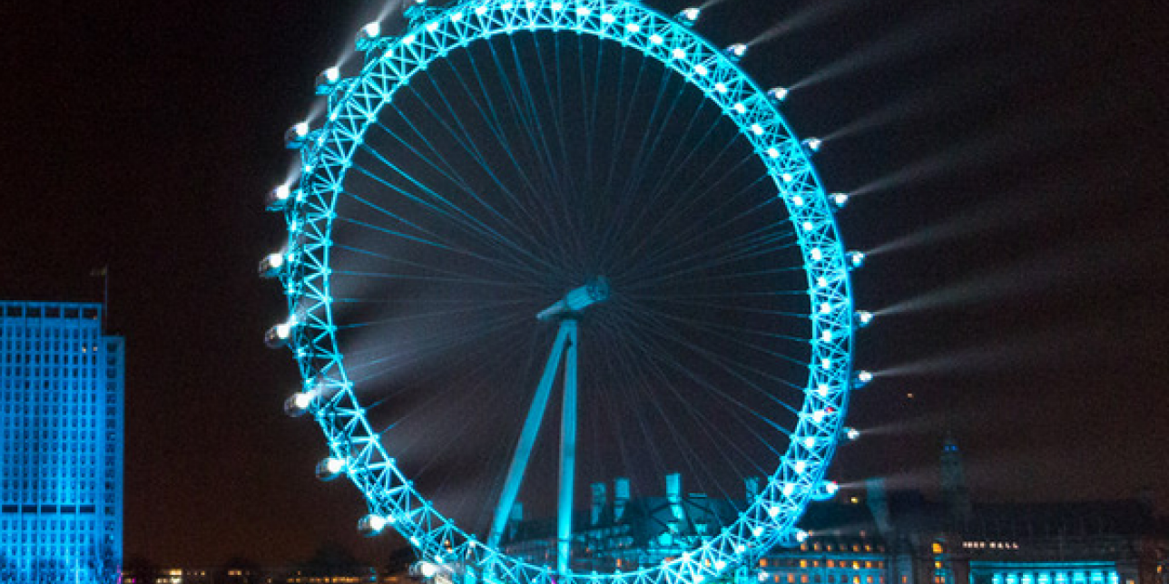 Foto del London Eye.