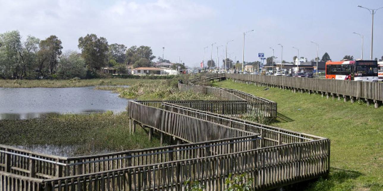 puente madera Ciudad de la Costa