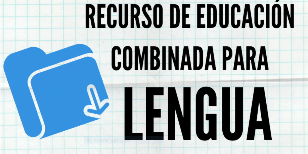 recurso educación combinada con lengua